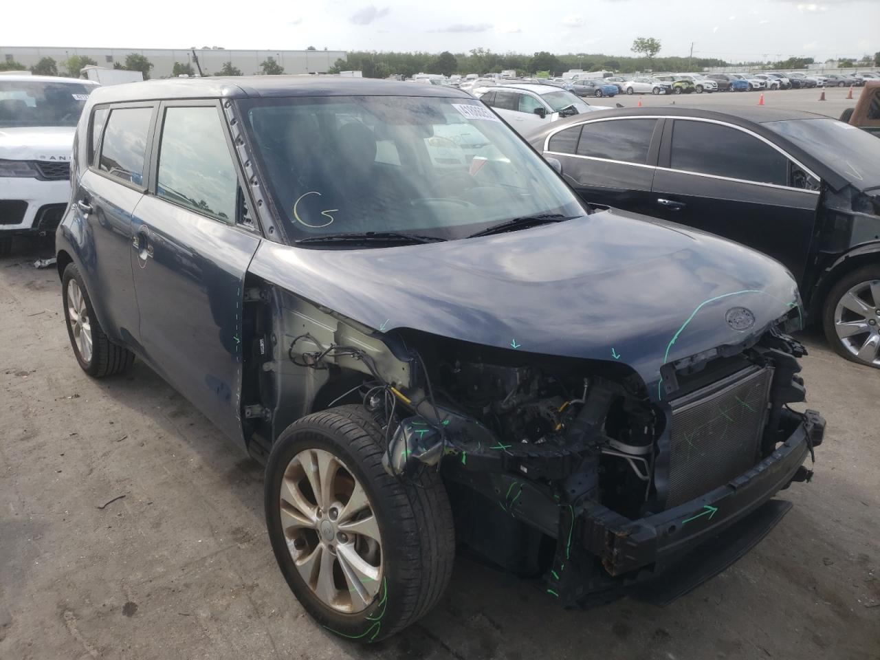 KIA SOUL + 2015 with VIN KNDJP3A56F7161223 - Photo from auction