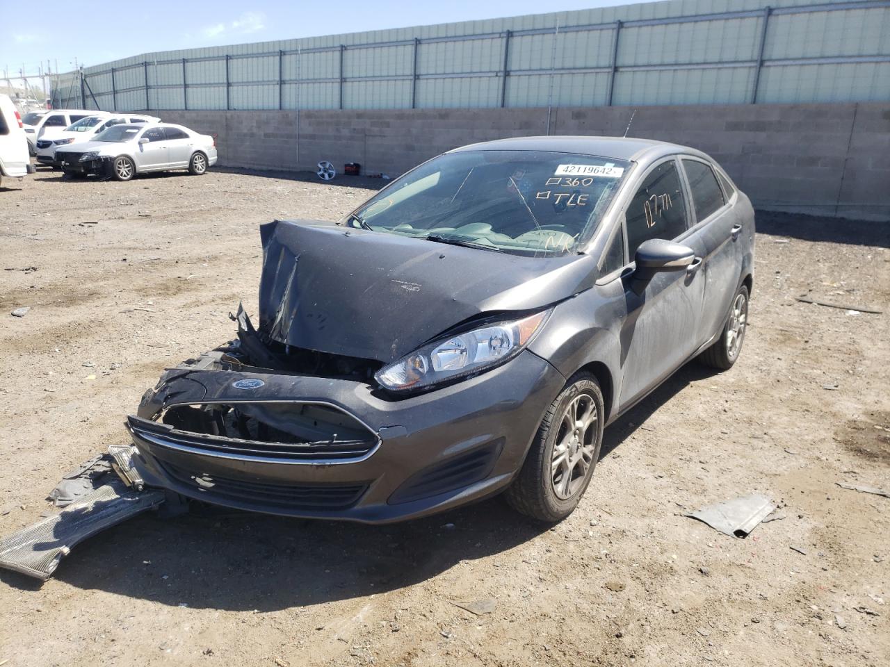 Photo 2 from auction – 2016 FORD FIESTA SE with VIN 3FADP4BJ7GM174140