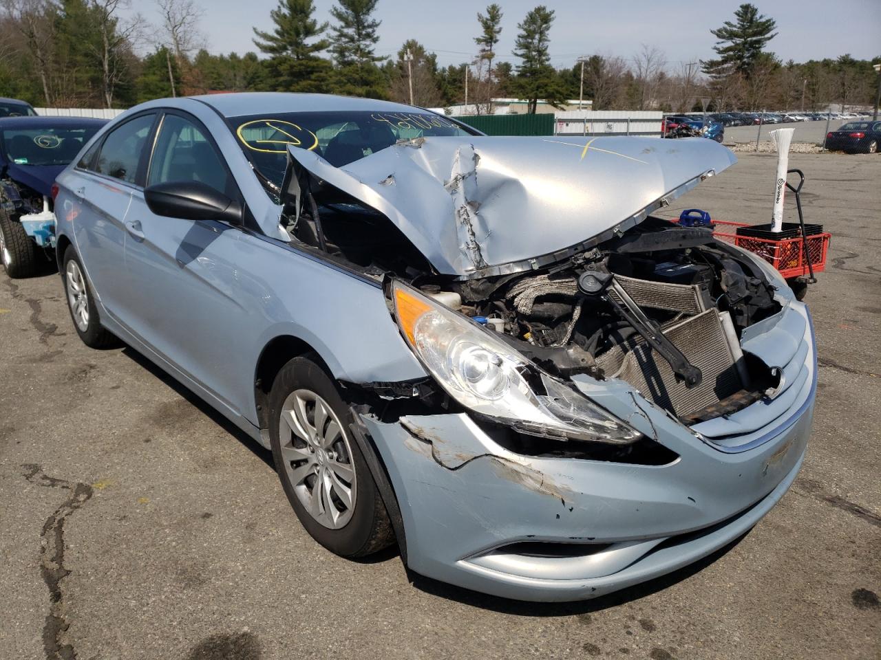 HYUNDAI SONATA GLS 2012 with VIN 5NPEB4AC8CH330623 - Photo from auction
