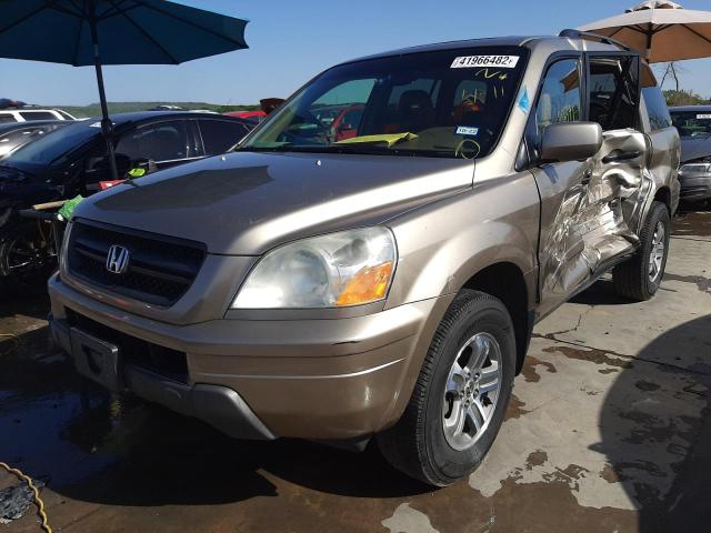 Photo 2 from auction – 2005 HONDA PILOT EXL with VIN 5FNYF18505B006297