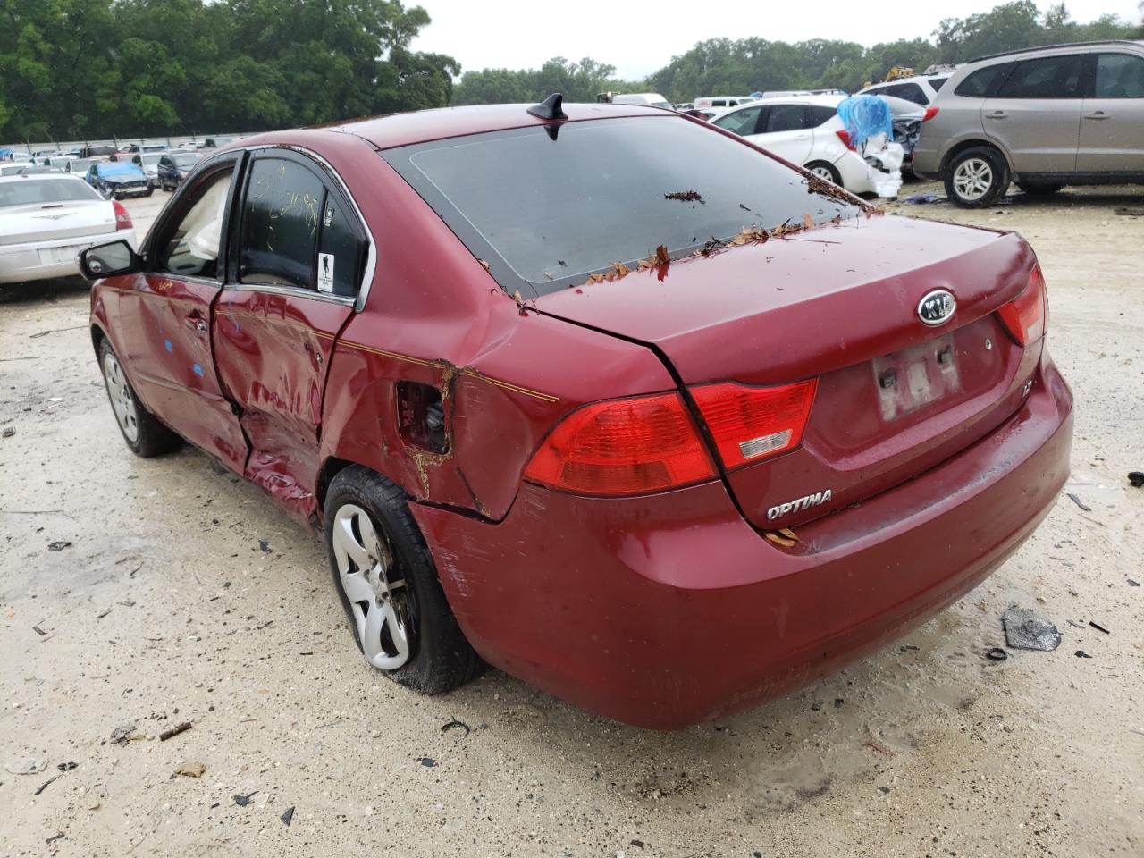 Photo 3 from auction – 2009 KIA OPTIMA LX with VIN KNAGE228995339433