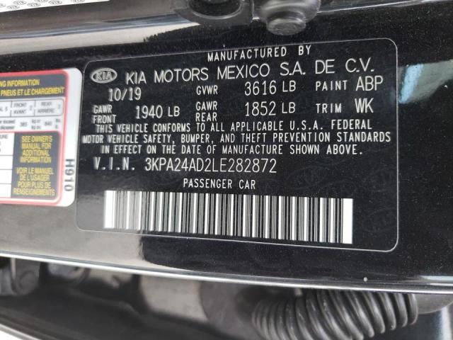 Photo 10 from auction – 2020 KIA RIO with VIN 3KPA24AD2LE282872