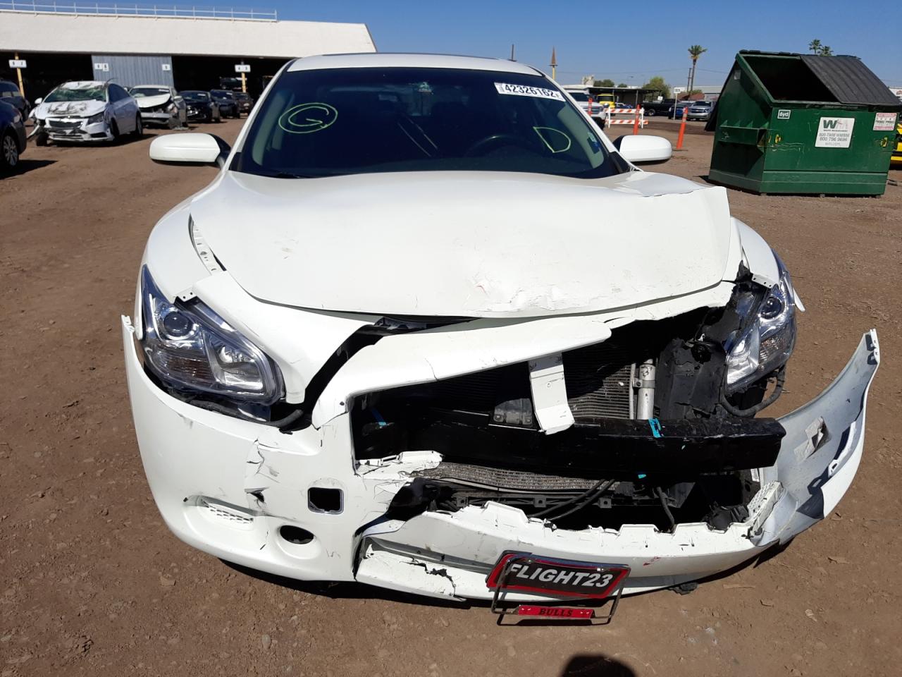 Photo 9 from auction – 2014 NISSAN MAXIMA S with VIN 1N4AA5AP0EC487285