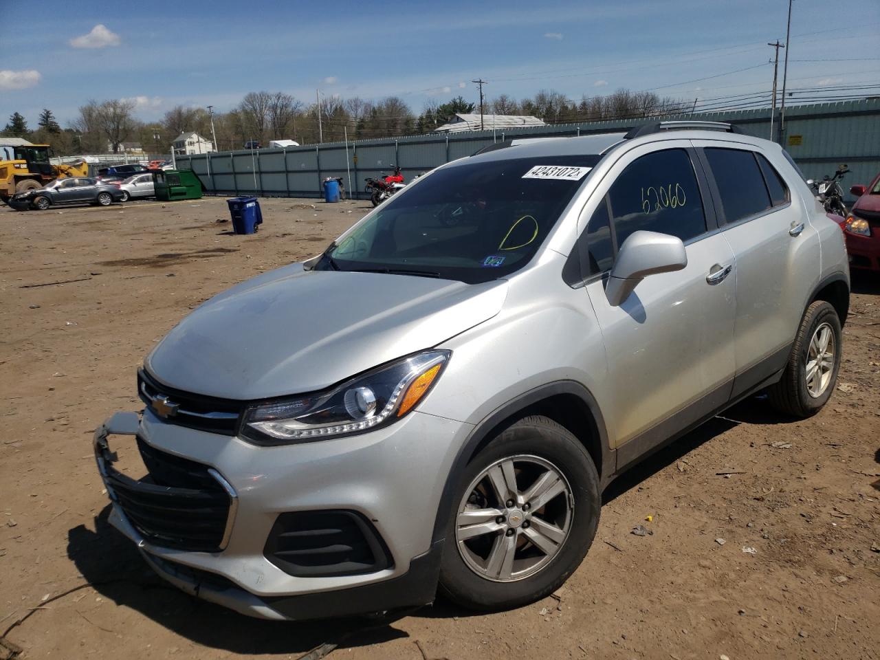 Photo 2 from auction – 2020 CHEVROLET TRAX 1LT with VIN KL7CJLSB7LB019242