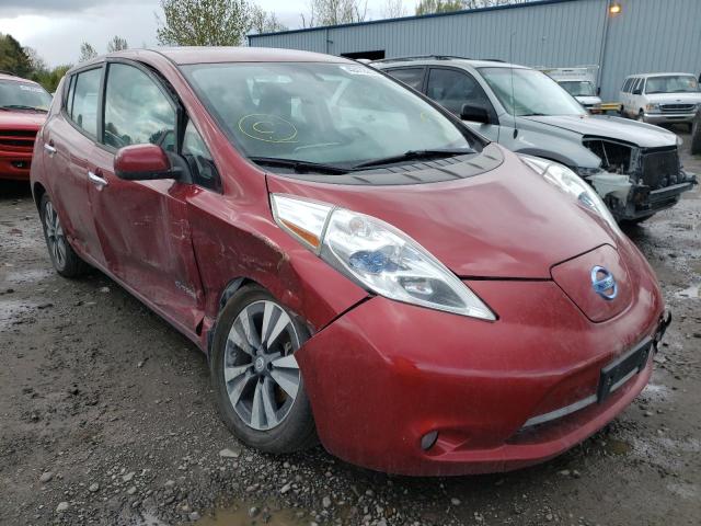 NISSAN LEAF S 2015 with VIN 1N4AZ0CP7FC315426 - Photo from auction