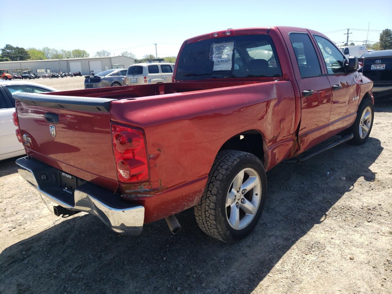 Photo 4 from auction – 2008 DODGE RAM 1500 S with VIN 1D7HA18N88J113678