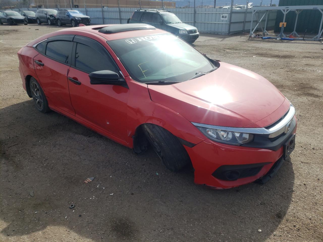 Photo 1 from auction – 2018 HONDA CIVIC EX with VIN 2HGFC2F8XJH580740