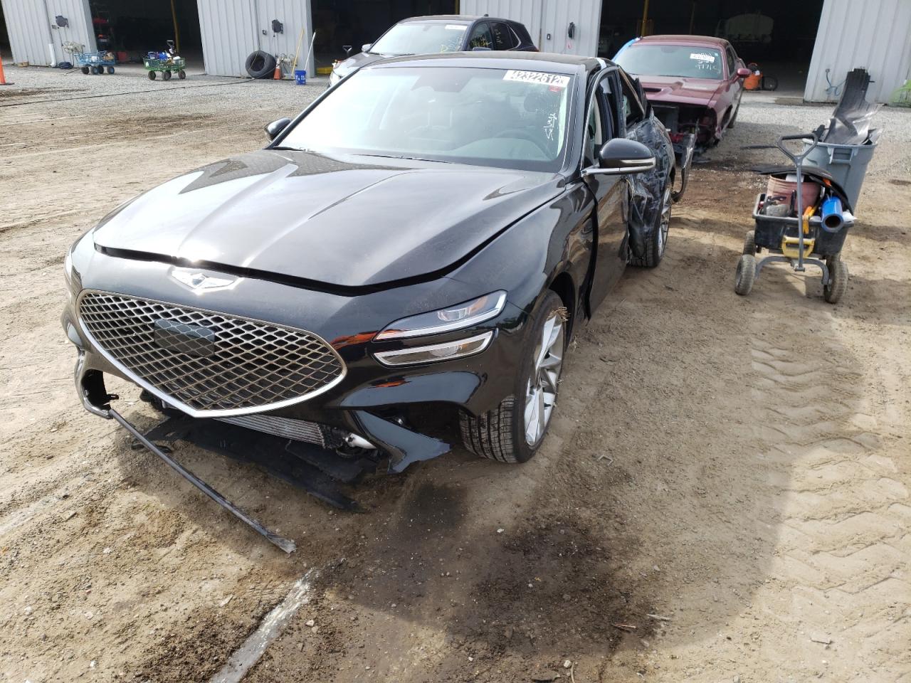 Photo 2 from auction – 2022 GENESIS G70 BASE with VIN KMTG34TA1NU092867