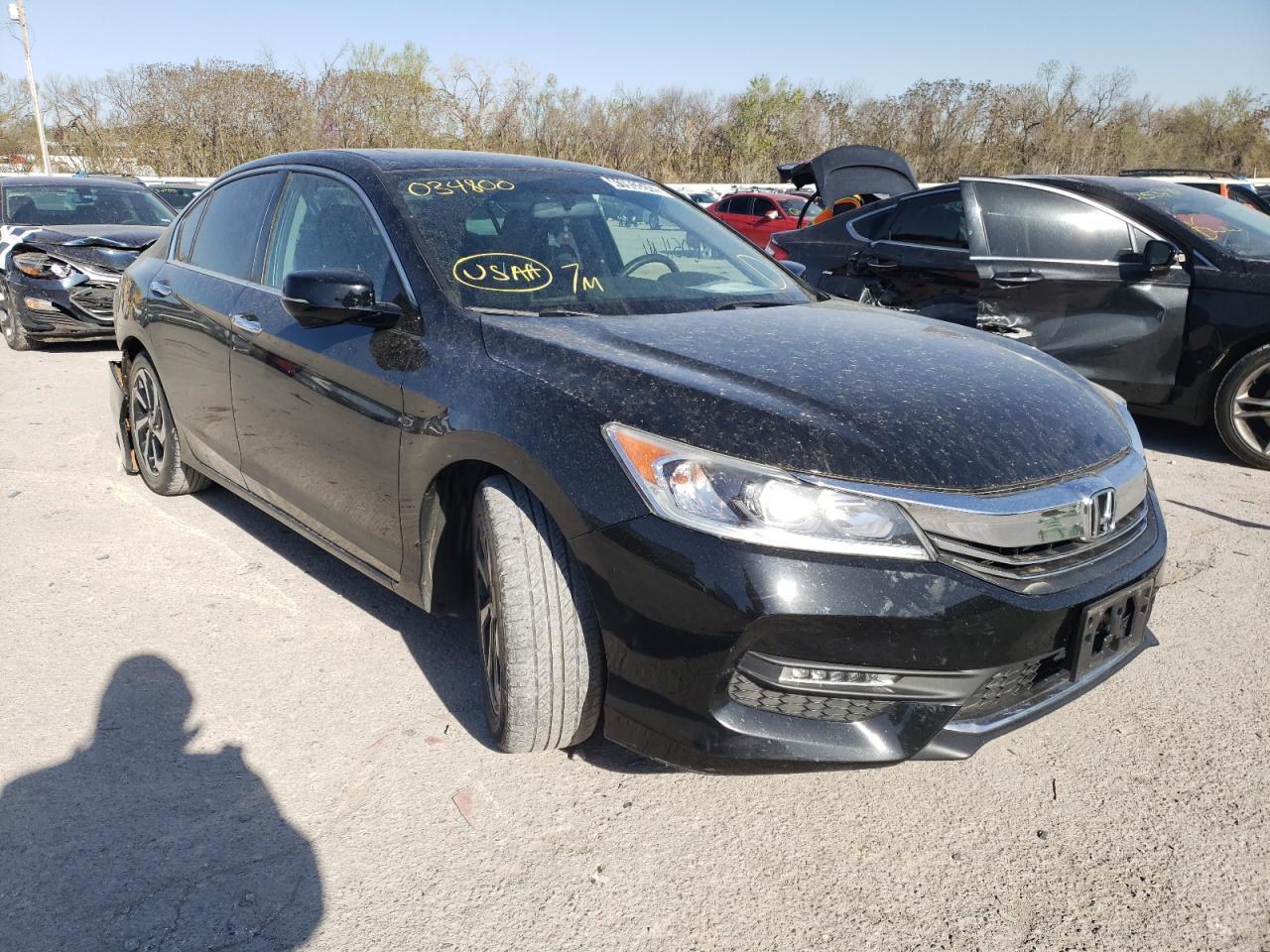 HONDA ACCORD EX 2017 with VIN 1HGCR2F7XHA034800 - Photo from auction