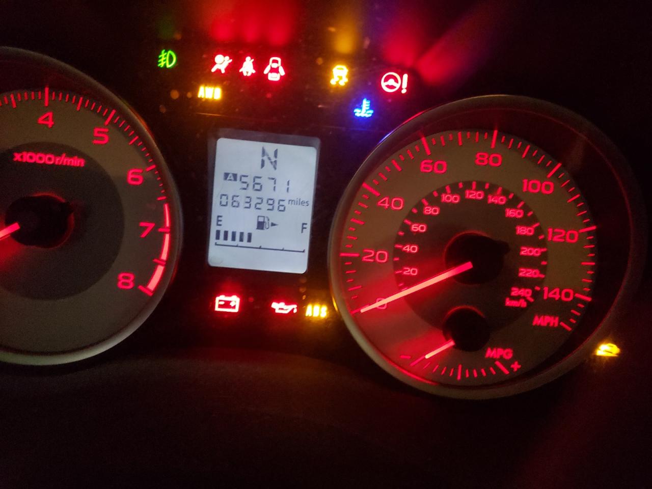 Photo 8 from auction – 2013 SUBARU IMPREZA SP with VIN JF1GPAL62D2215167