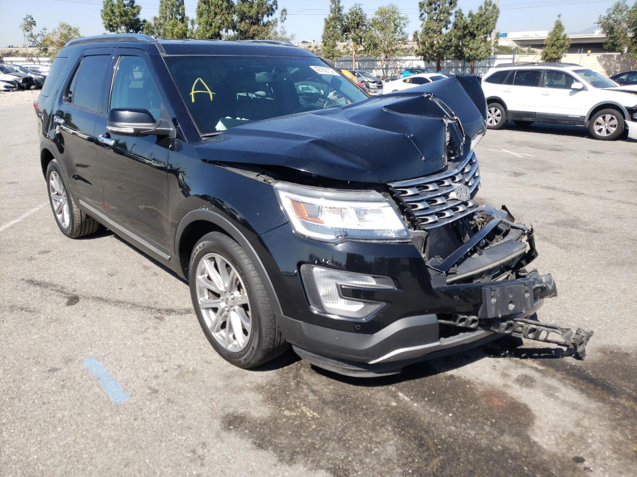 FORD EXPLORER L 2017 with VIN 1FM5K7F81HGC69533 - Photo from auction