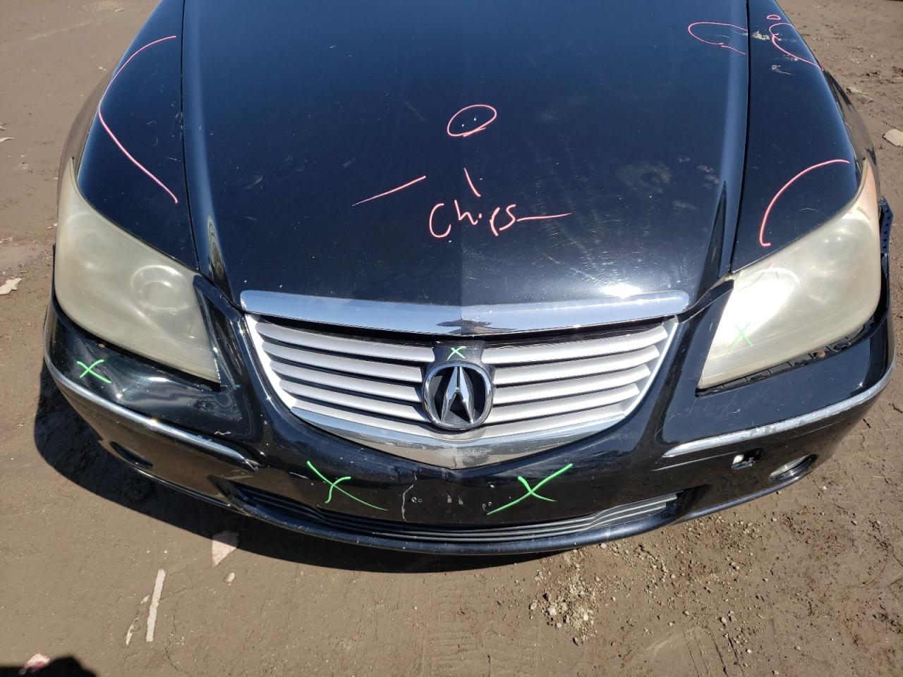 Photo 9 from auction – 2005 ACURA RL with VIN JH4KB16575C012601