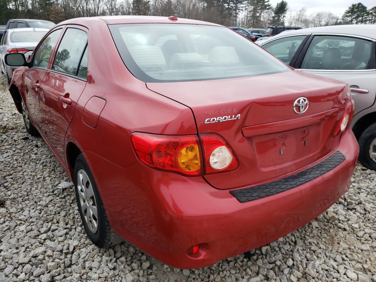 Photo 3 from auction – 2009 TOYOTA COROLLA BA with VIN 2T1BU40E09C095629