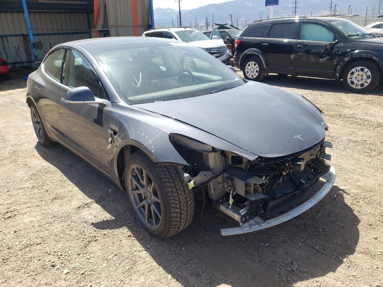TESLA MODEL 3 2020 with VIN 5YJ3E1EB2LF635449 - Photo from auction