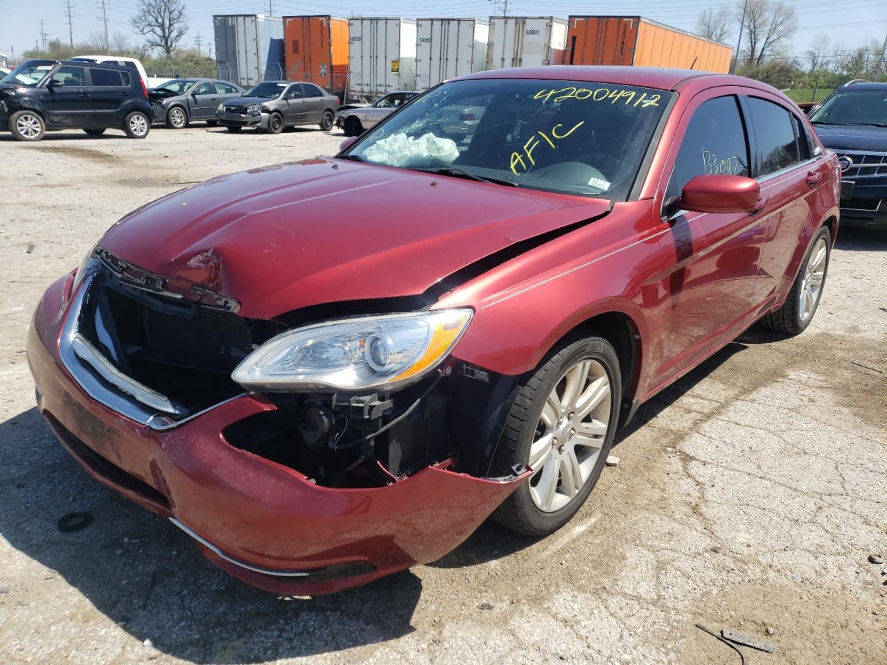 Photo 2 from auction – 2013 CHRYSLER 200 LX with VIN 1C3CCBAB6DN671752