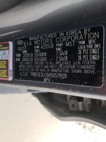 Photo 10 from auction – 2017 KIA NIRO EX TO with VIN KNDCE3LC6H5057808