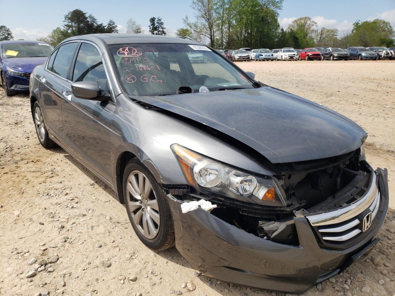Photo 1 from auction – 2012 HONDA ACCORD EXL with VIN 1HGCP3F82CA015087