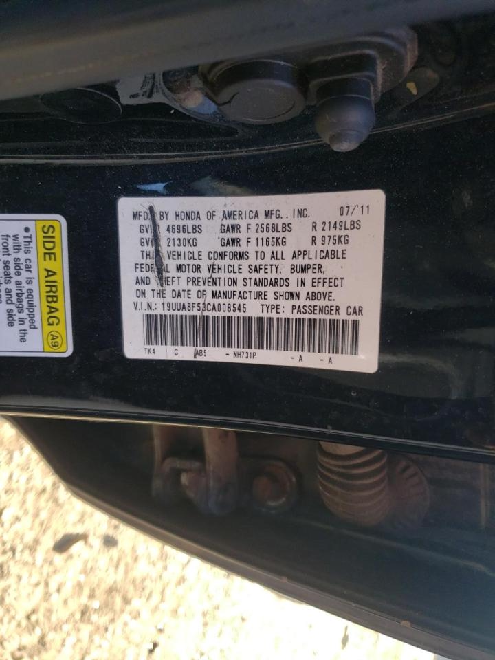 Foto 10 de la subasta – 2012 ACURA TL con VIN 19UUA8F53CA008545
