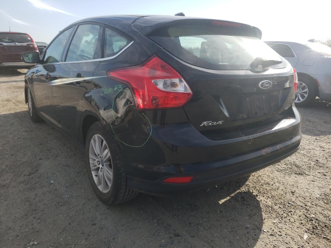 Photo 3 from auction – 2012 FORD FOCUS SEL with VIN 1FAHP3M28CL274826