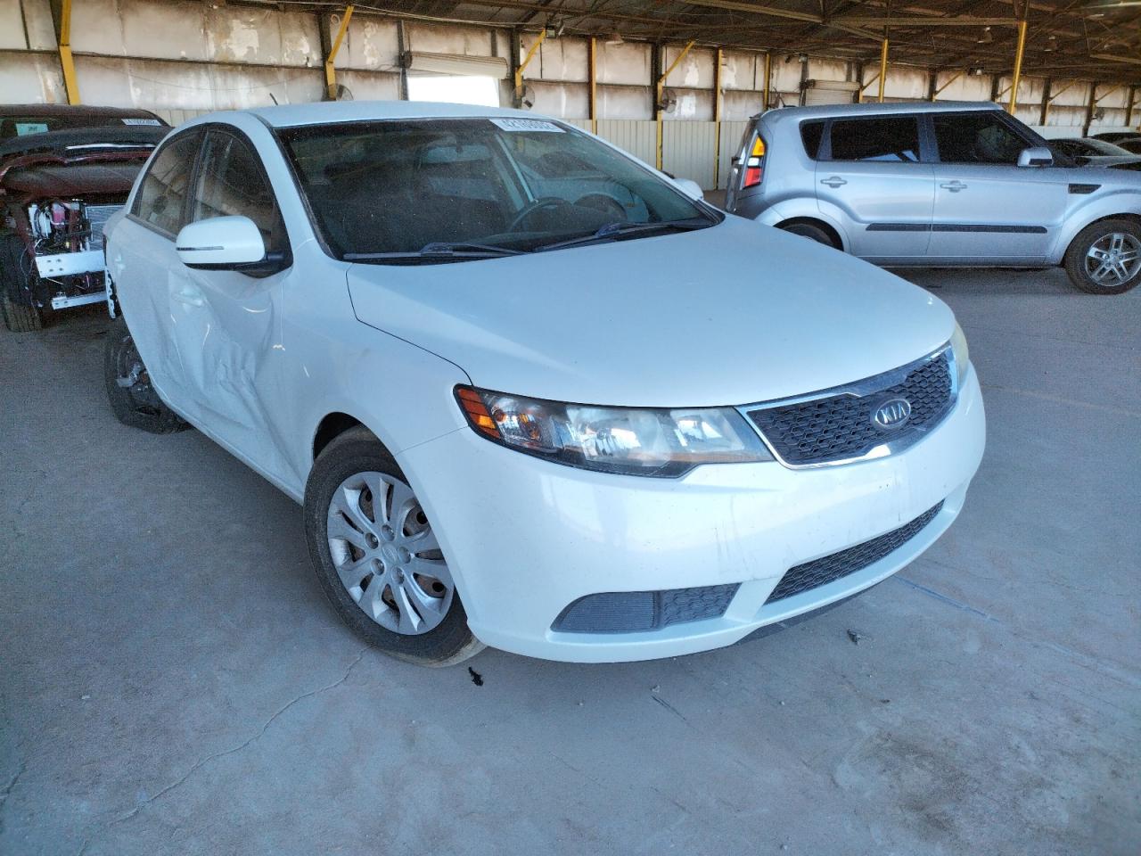 KIA FORTE EX 2012 with VIN KNAFU4A23C5546950 - Photo from auction