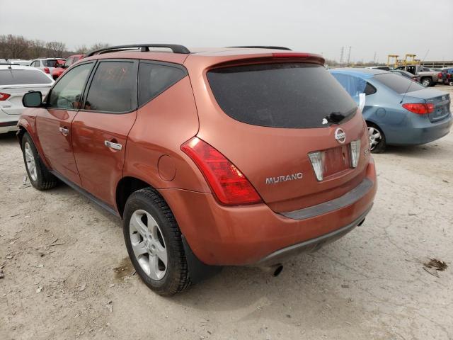Photo 3 from auction – 2003 NISSAN MURANO SL with VIN JN8AZ08W13W226444