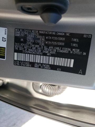 Photo 10 from auction – 2022 LEXUS RX 350 with VIN 2T2HZMAA2NC238240