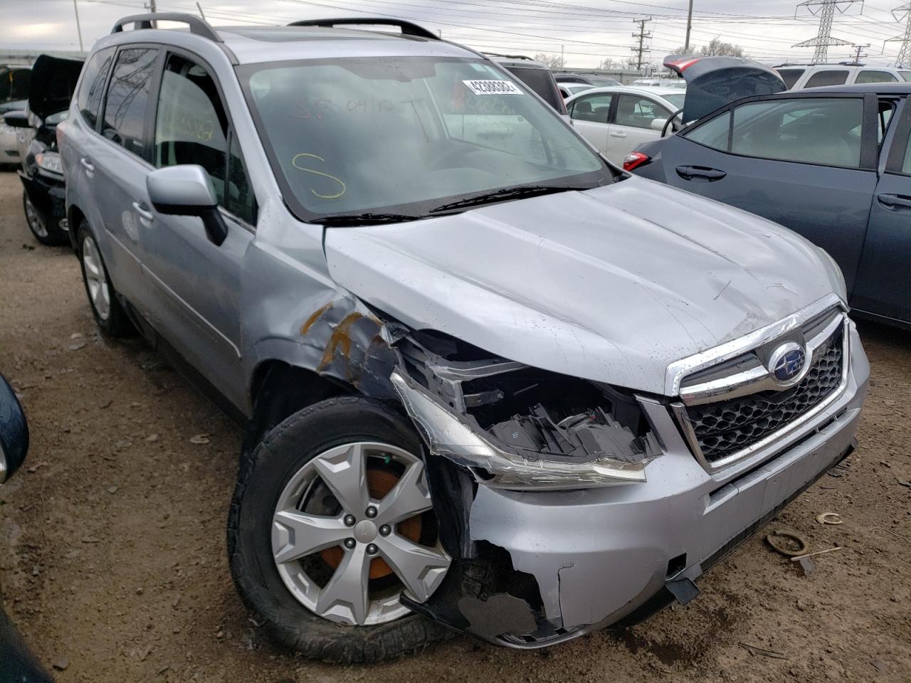 SUBARU FORESTER 2 2015 with VIN JF2SJAHC1FH596015 - Photo from auction