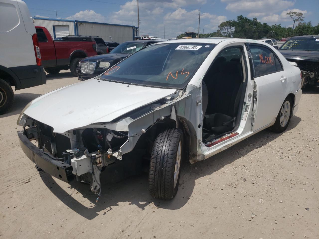 Photo 2 from auction – 2008 TOYOTA COROLLA CE with VIN 2T1BR32E18C878854