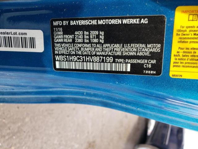 Photo 10 from auction – 2017 BMW M2 with VIN WBS1H9C31HV887199