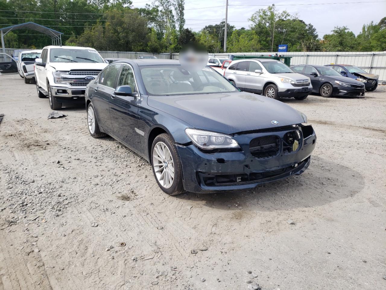 BMW 750 I 2014 with VIN WBAYA8C52ED825072 - Photo from auction