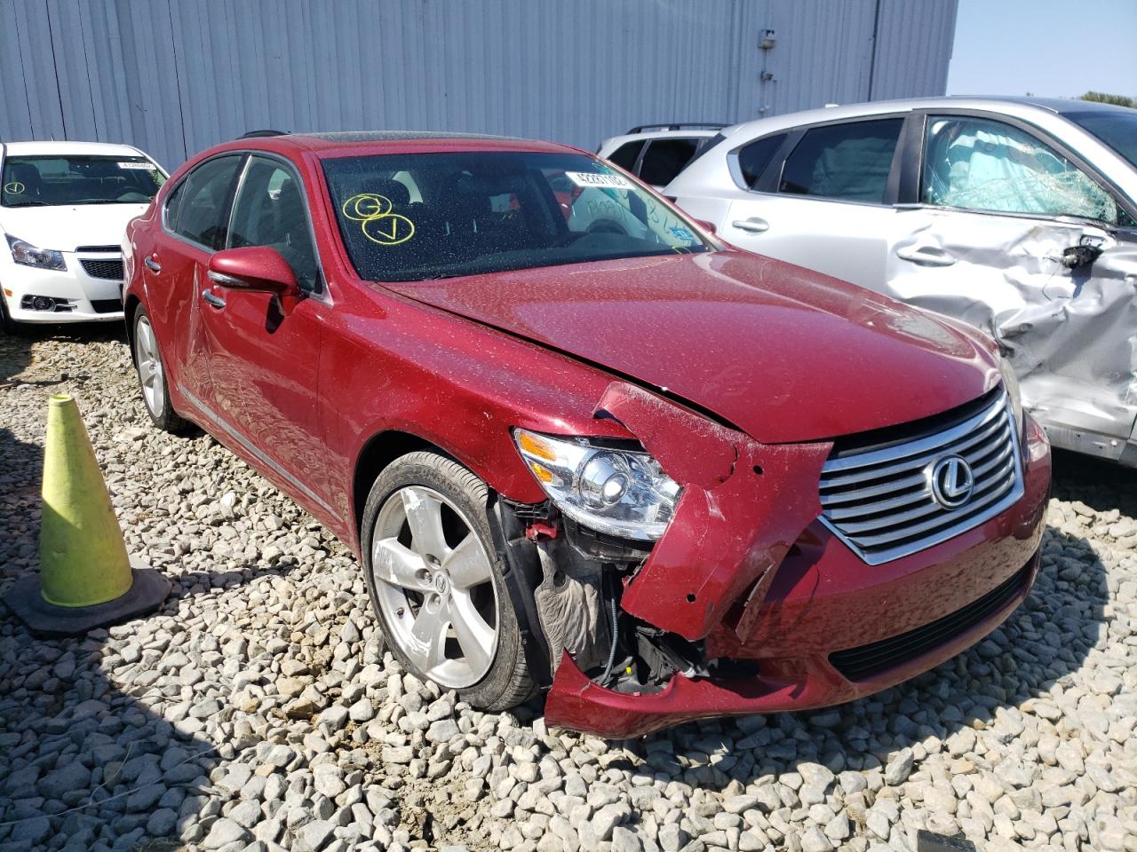 LEXUS LS 460 2012 with VIN JTHBL5EF3C5113103 - Photo from auction