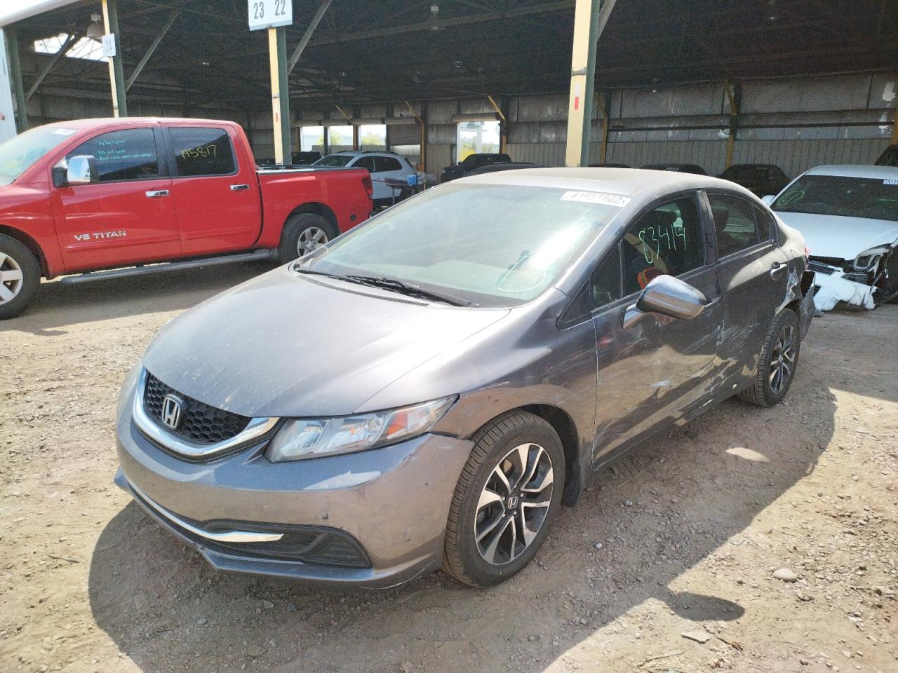 Photo 2 from auction – 2015 HONDA CIVIC EX with VIN 19XFB2F85FE100740