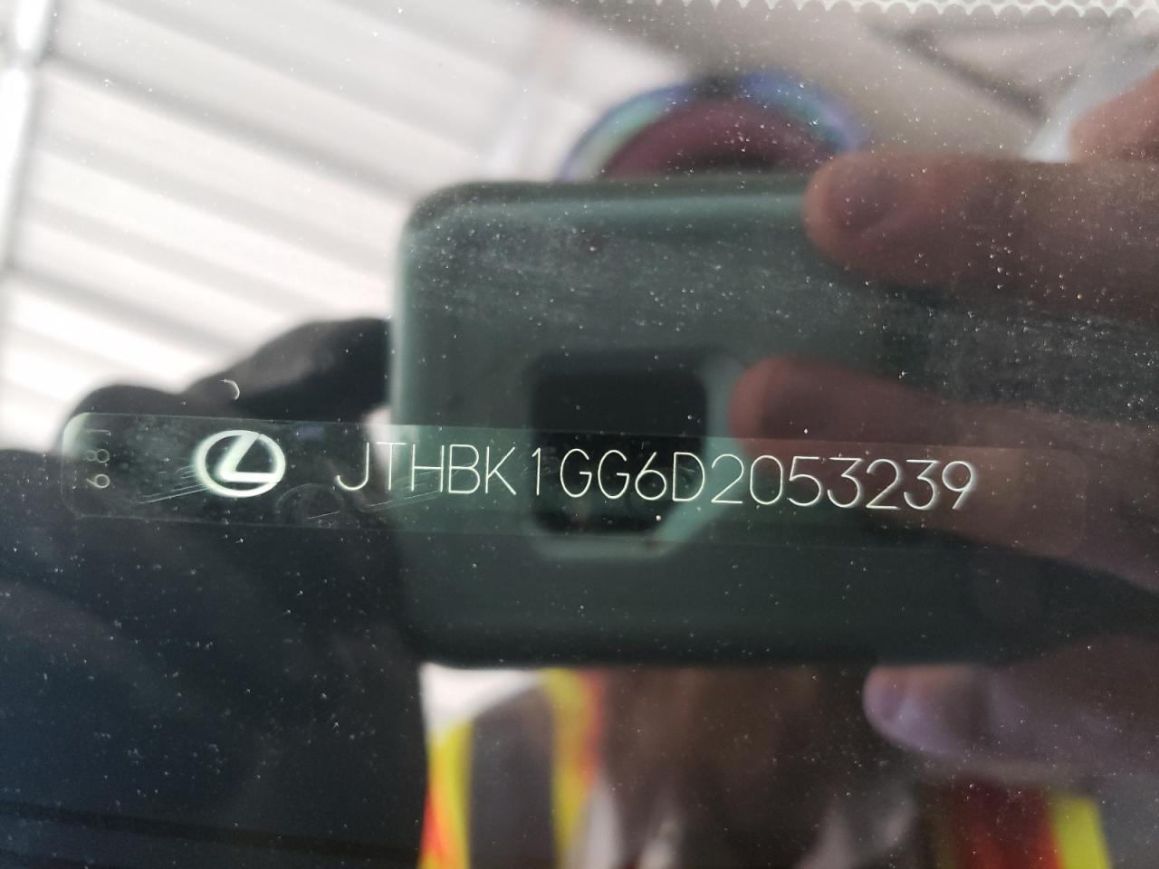 Photo 10 from auction – 2013 LEXUS ES 350 with VIN JTHBK1GG6D2053239