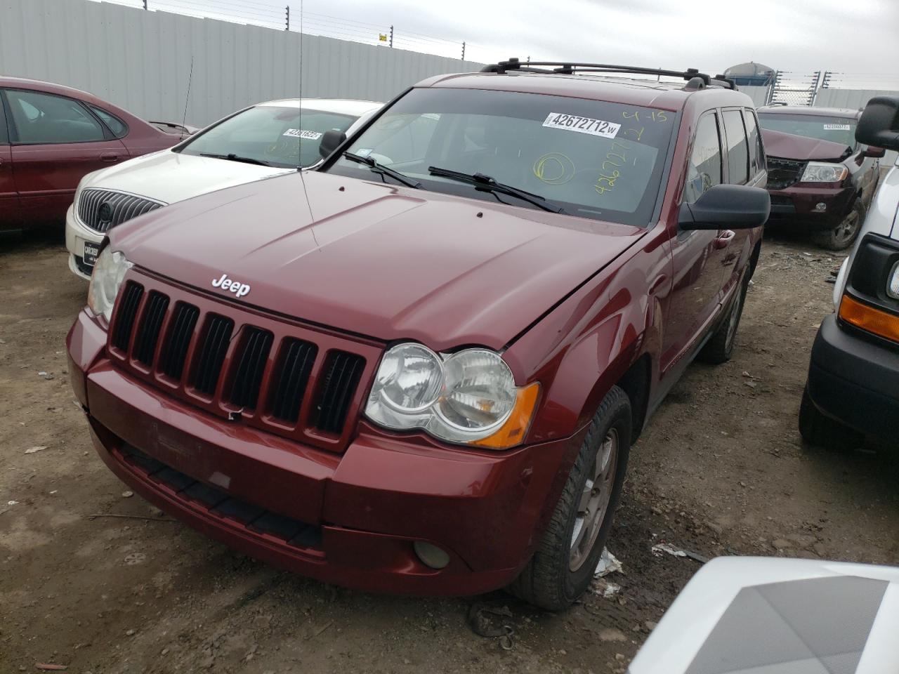 Photo 2 from auction – 2008 JEEP GRAND CHER with VIN 1J8GR48K98C142674