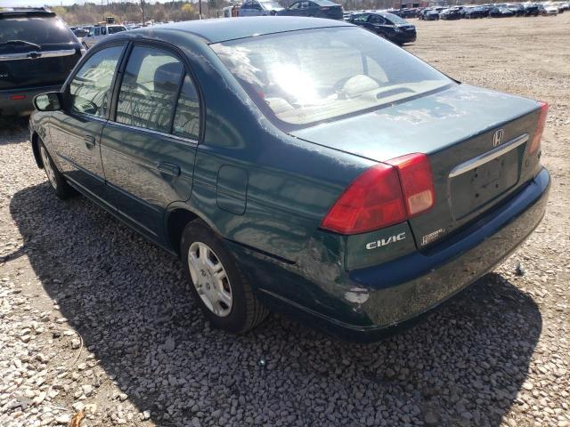 Photo 3 from auction – 2002 HONDA CIVIC LX with VIN 2HGES16562H506540