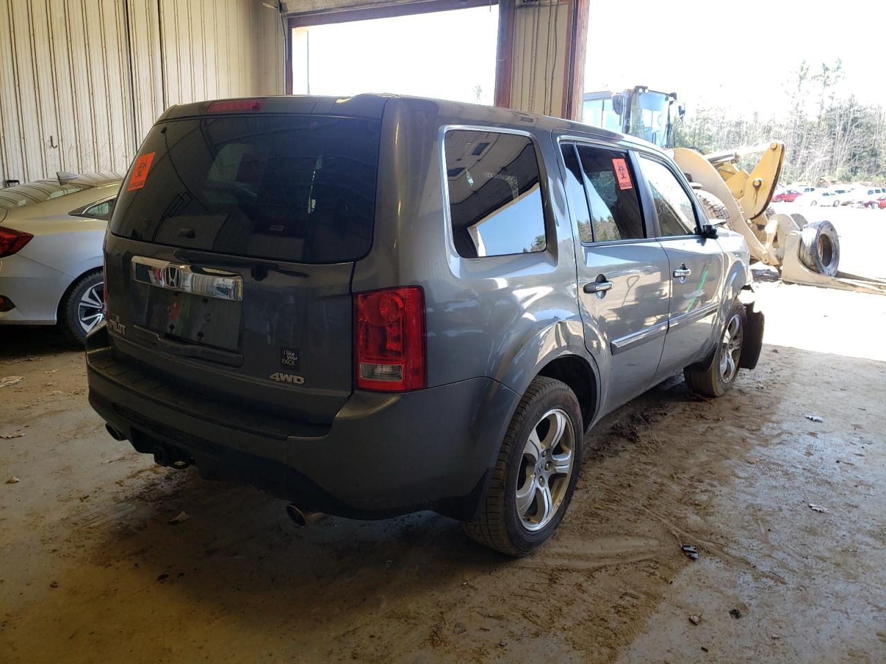 Photo 4 from auction – 2013 HONDA PILOT EXL with VIN 5FNYF4H56DB073888