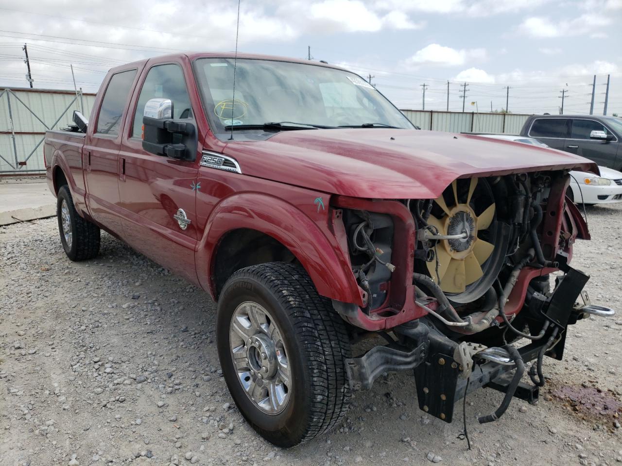 Photo 1 from auction – 2013 FORD F250 SUPER with VIN 1FT7W2BT3DEA90480