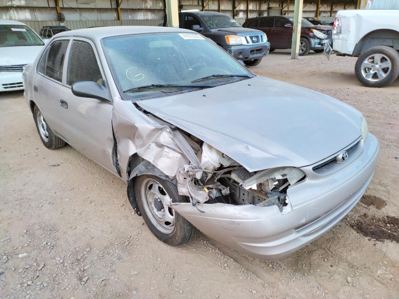 TOYOTA COROLLA VE 2000 with VIN 2T1BR12E4YC333395 - Photo from auction