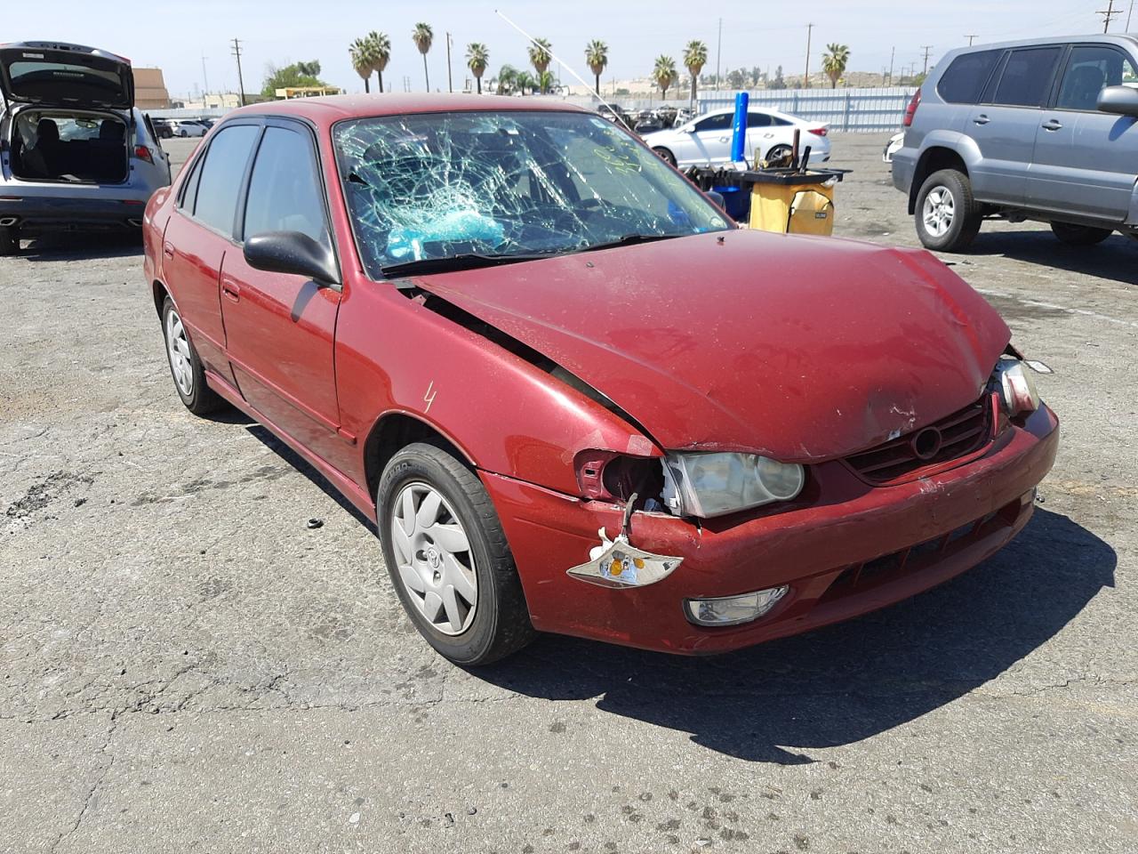 TOYOTA COROLLA LE 2001 with VIN 1NXBR12E11Z500140 - Photo from auction