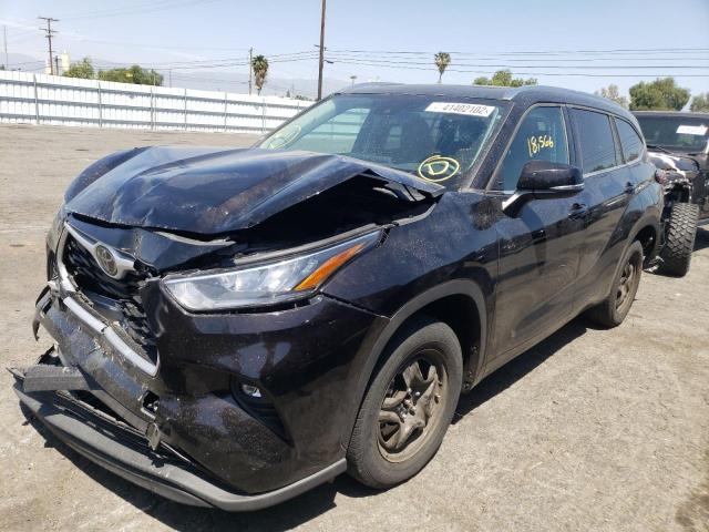 Photo 2 from auction – 2020 TOYOTA HIGHLANDER with VIN 5TDHZRAH9LS007385