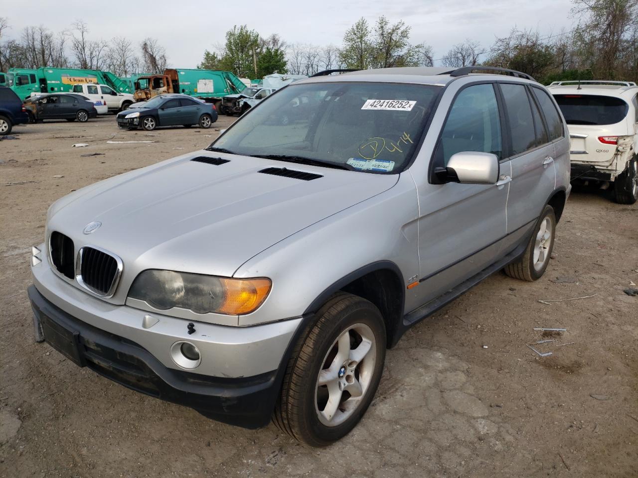 Photo 2 from auction – 2003 BMW X5 3.0I with VIN 5UXFA53593LV93032