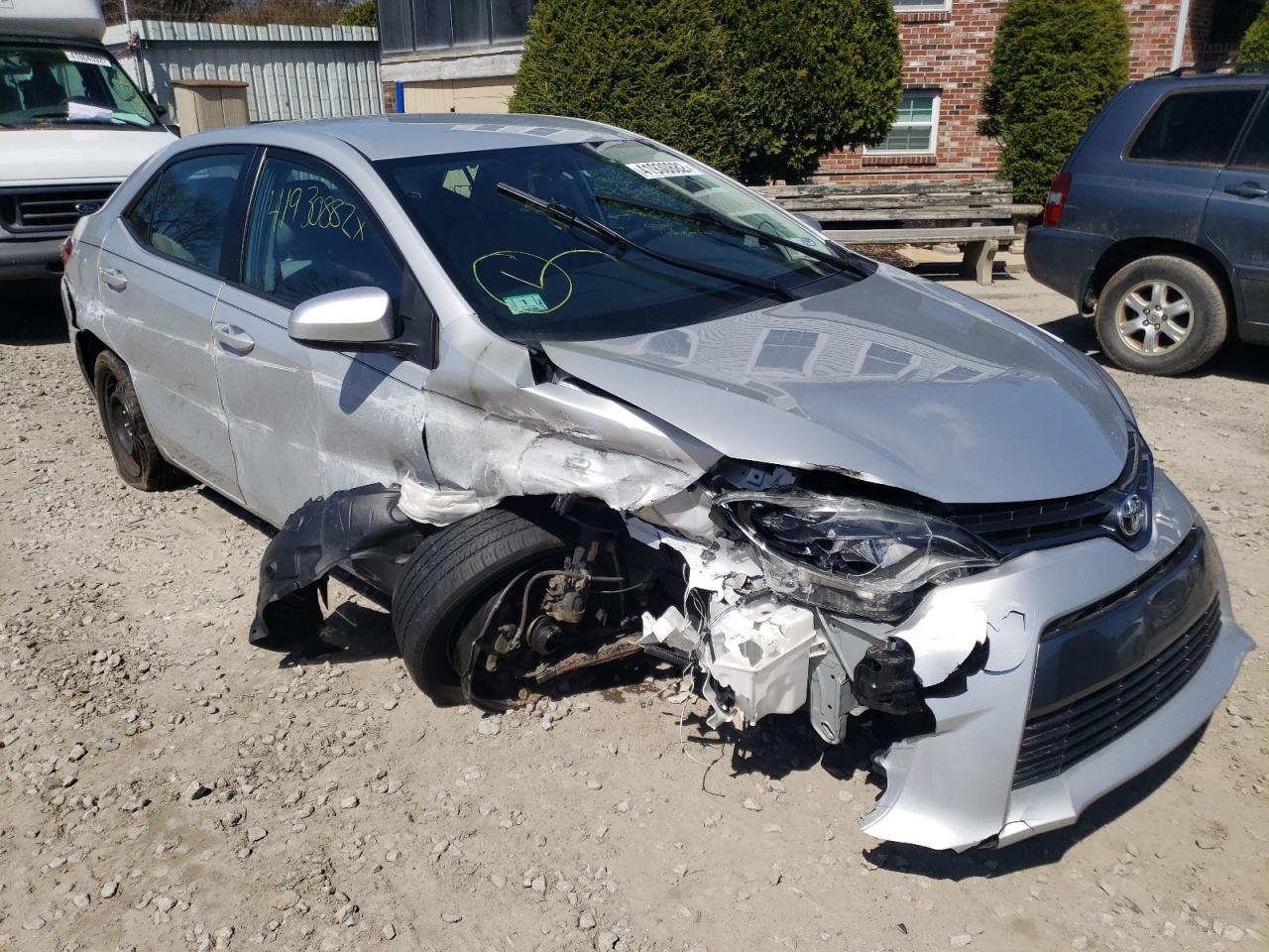 TOYOTA COROLLA L 2016 with VIN 2T1BURHE6GC492907 - Photo from auction