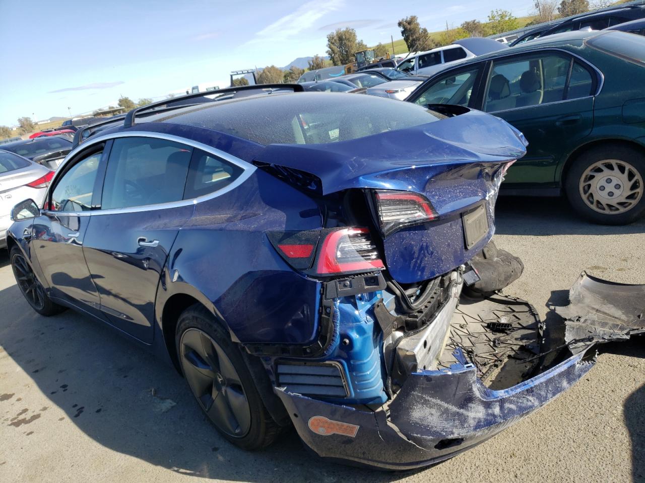 Photo 3 from auction – 2020 TESLA MODEL 3 with VIN 5YJ3E1EB3LF741571