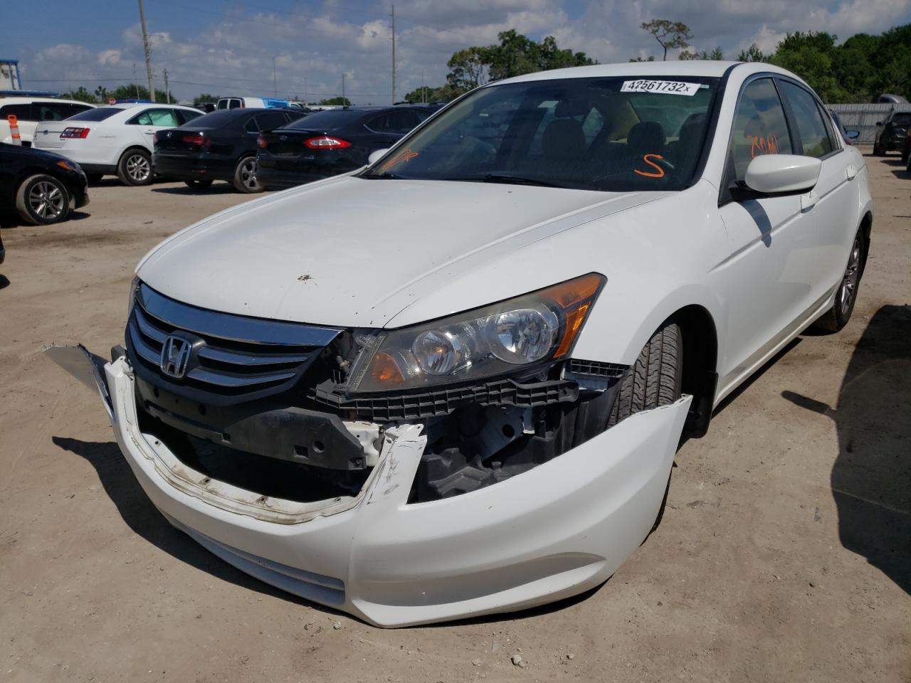 Photo 2 from auction – 2012 HONDA ACCORD SE with VIN 1HGCP2F66CA229847