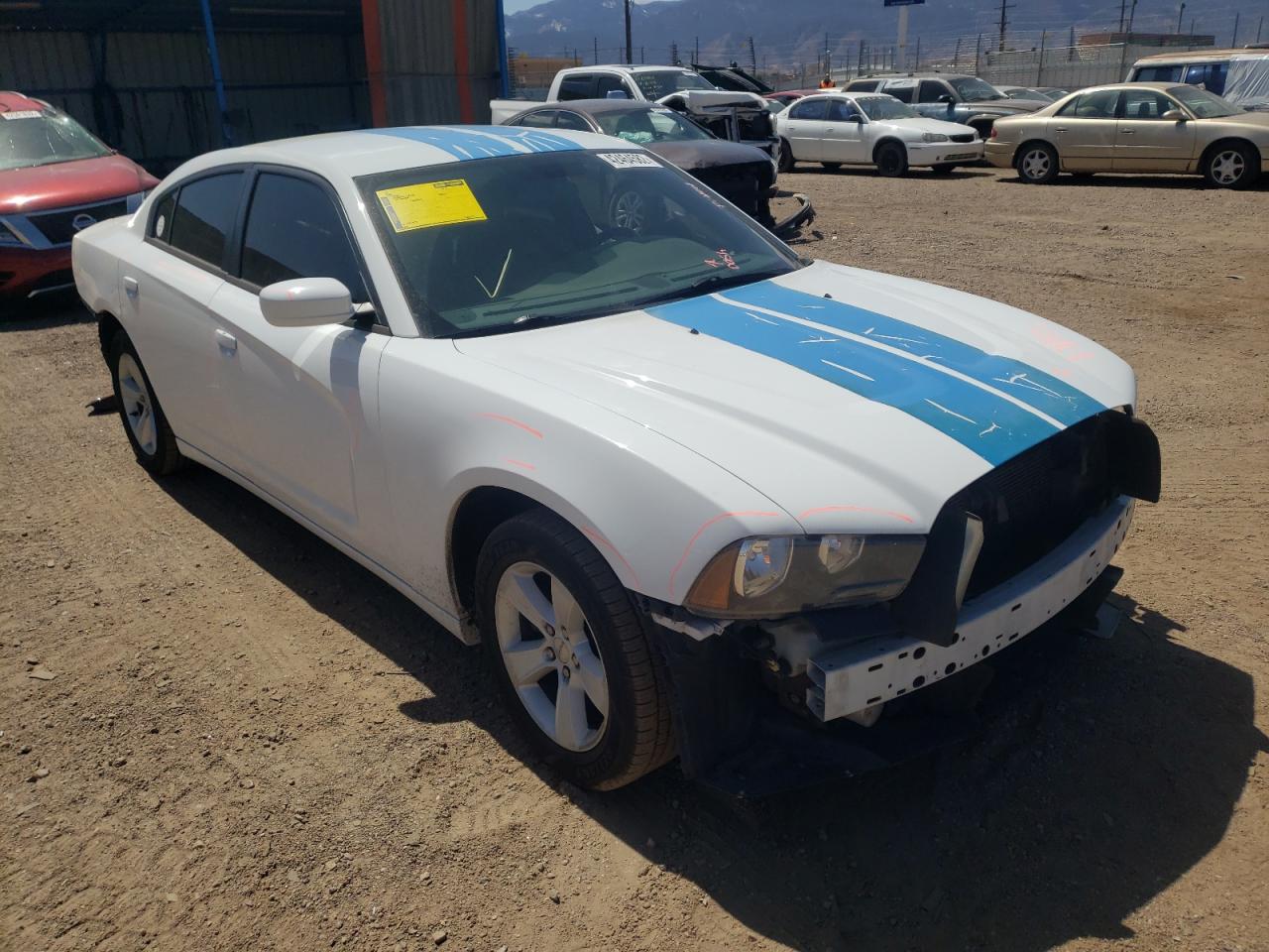 DODGE CHARGER SE 2014 with VIN 2C3CDXBG5EH374910 - Photo from auction
