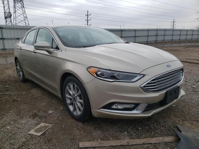 FORD FUSION SE 2017 with VIN 3FA6P0HD7HR250981 - Photo from auction