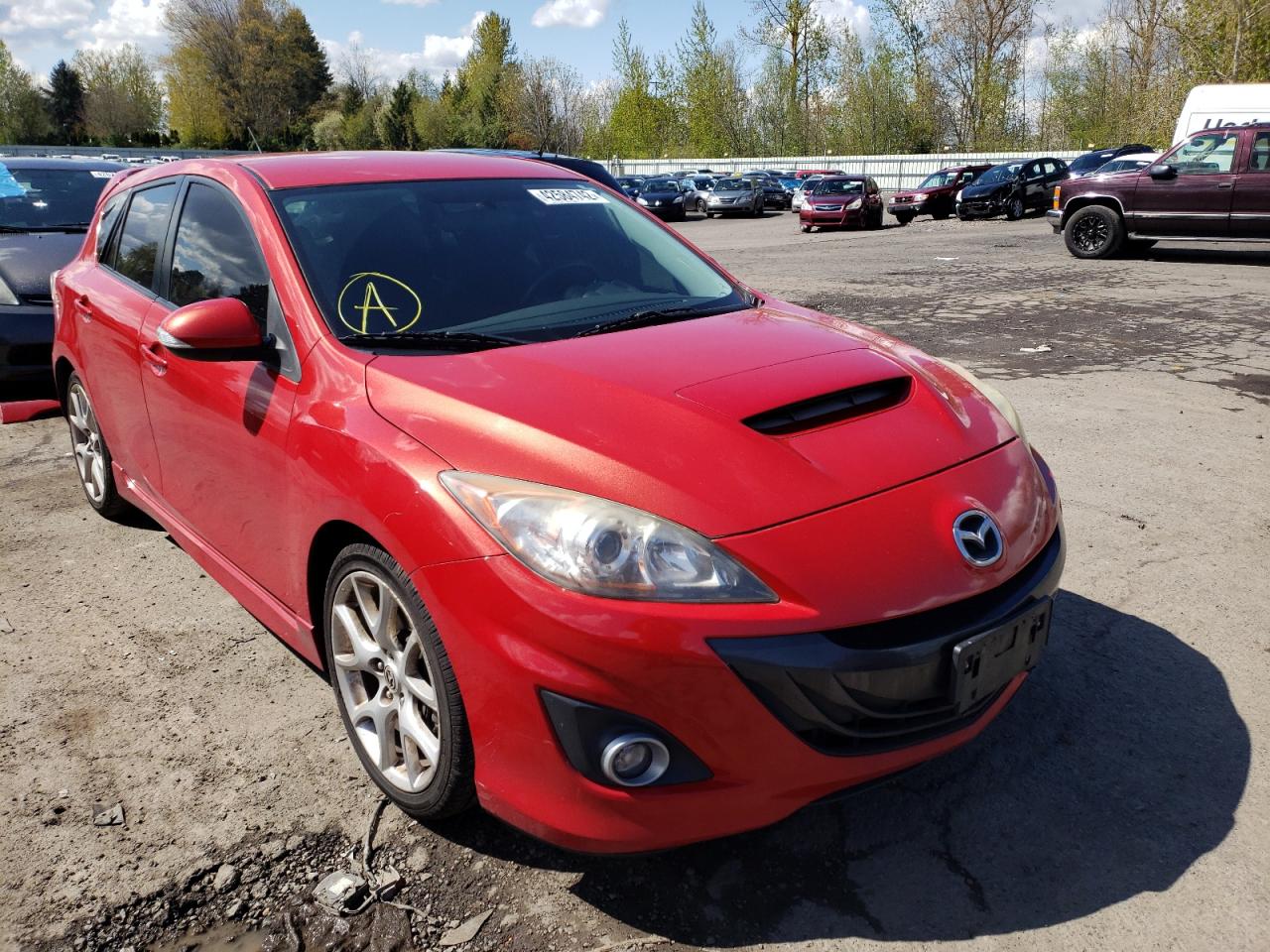 MAZDA SPEED 3 2010 with VIN JM1BL1H42A1179957 - Photo from auction