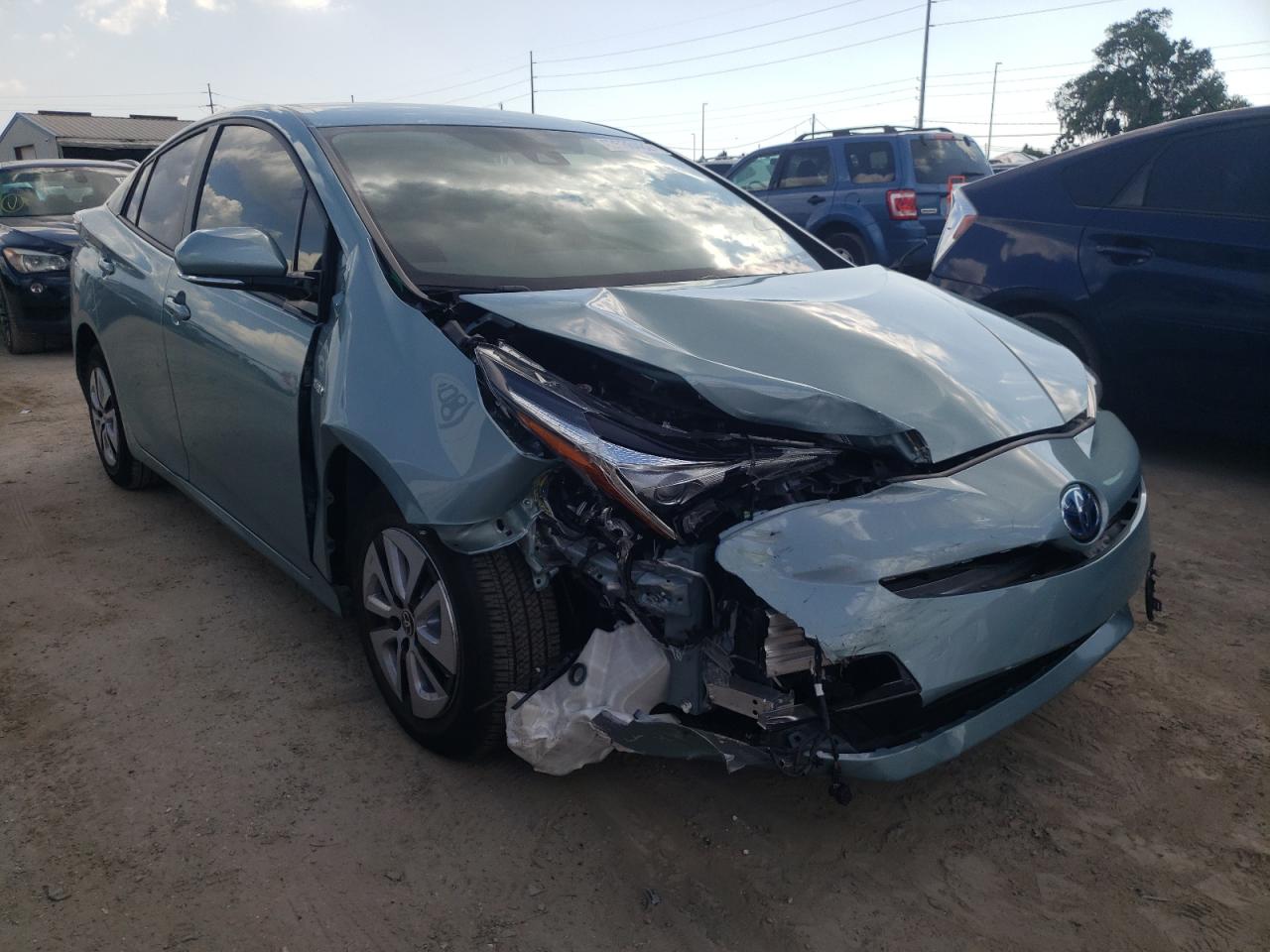 TOYOTA PRIUS 2018 with VIN JTDKBRFU3J3061988 - Photo from auction