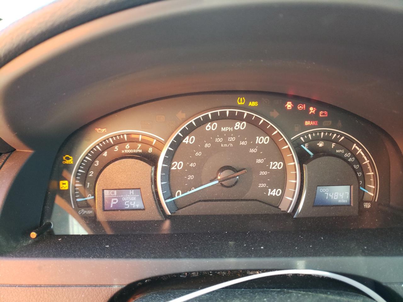 Photo 8 from auction – 2012 TOYOTA CAMRY BASE with VIN 4T1BF1FK7CU065457
