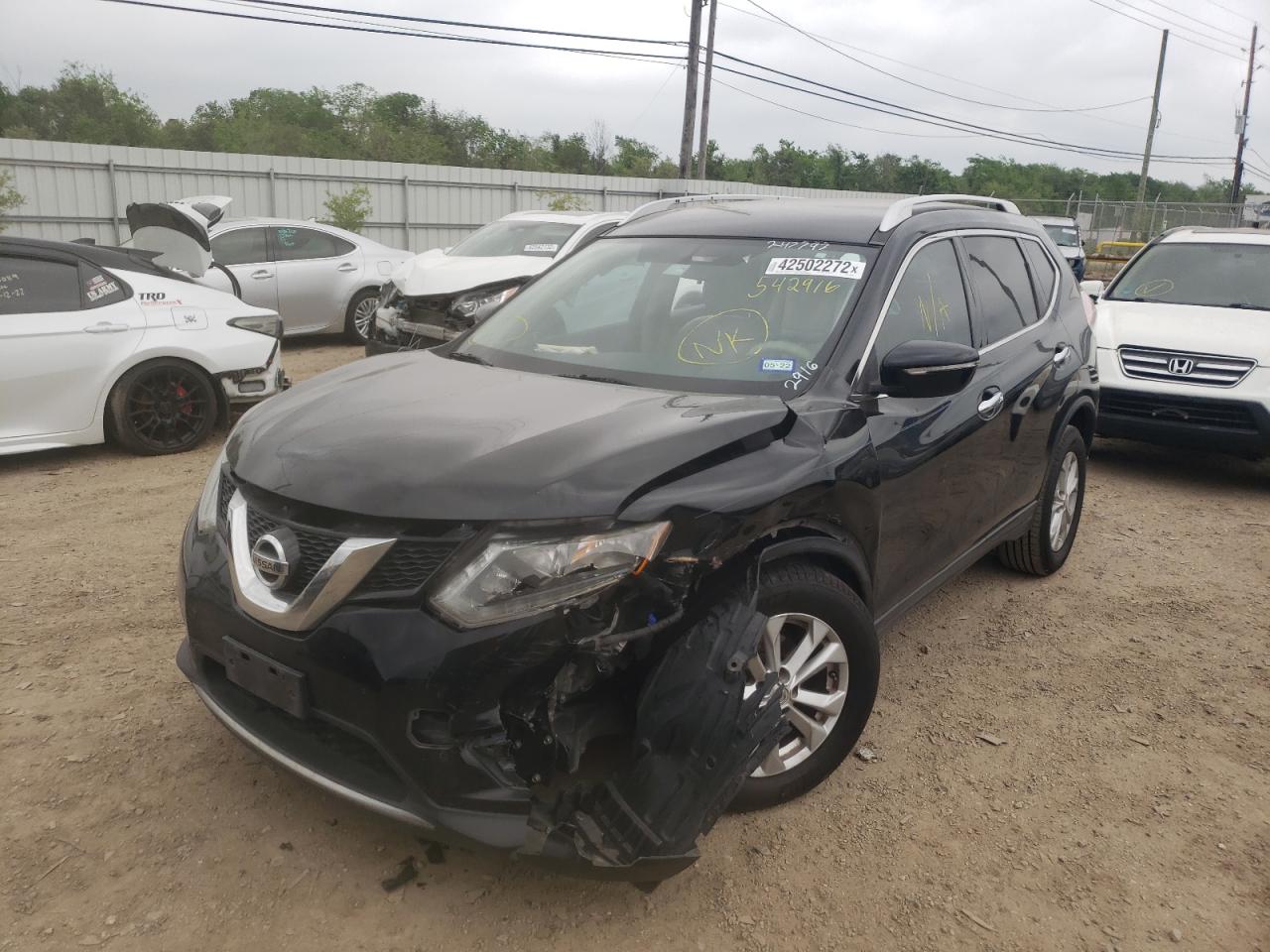 Photo 2 from auction – 2015 NISSAN ROGUE S with VIN KNMAT2MT3FP542916